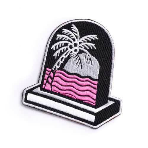 cool cute Tropical Gravestone Patch