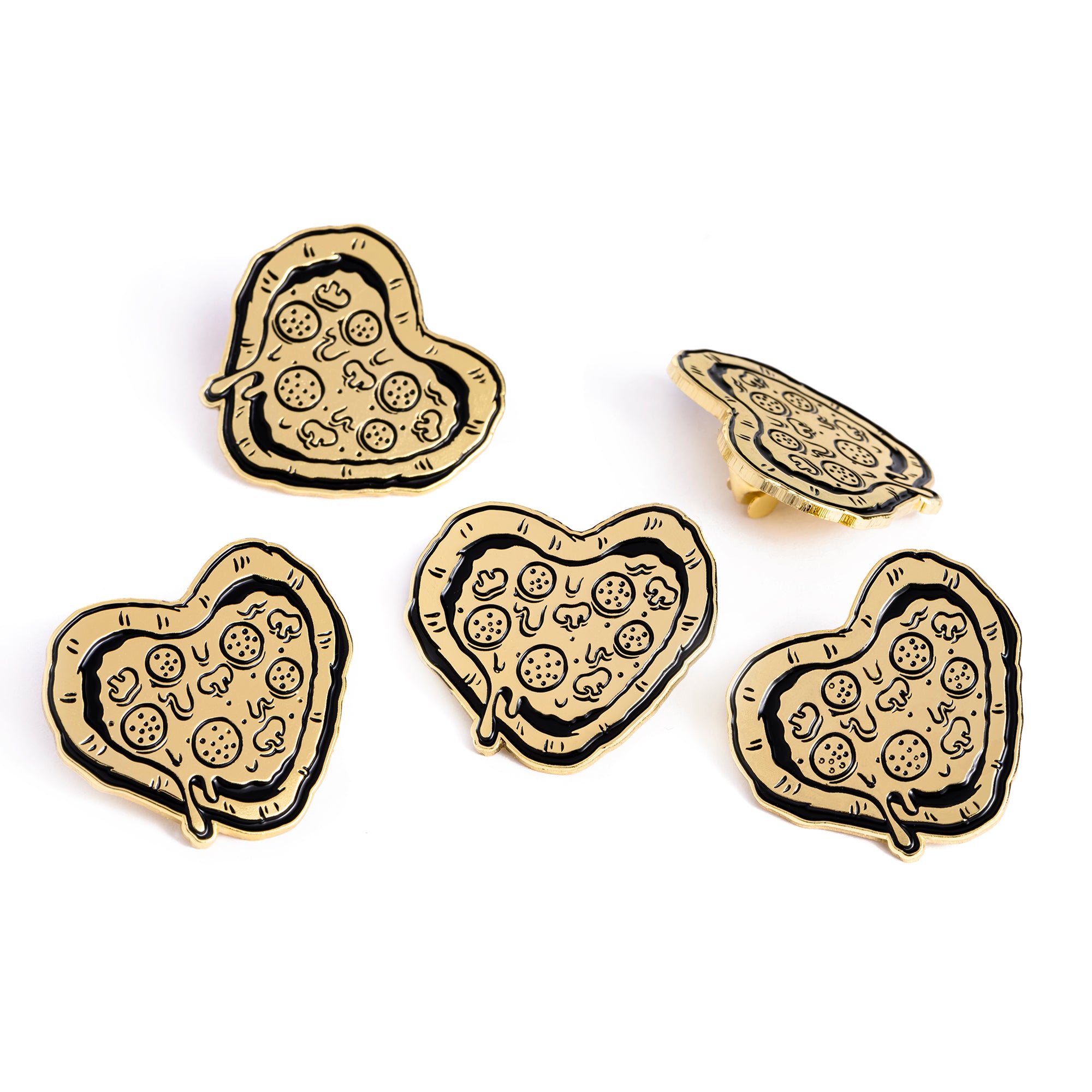 Gold Steel Abalone Teardrop Ear Stretching Plug / Gauge