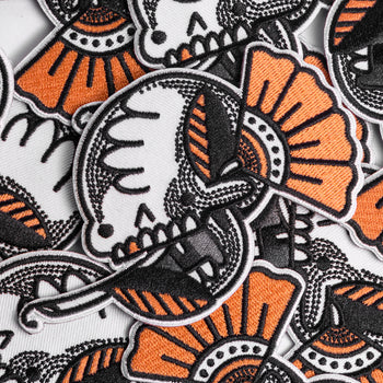 Wilted Flower Skull Patch