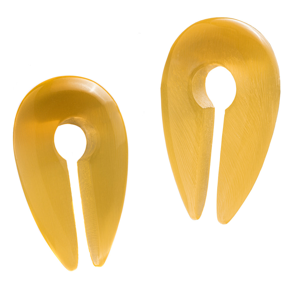 Glass outlet ear weights