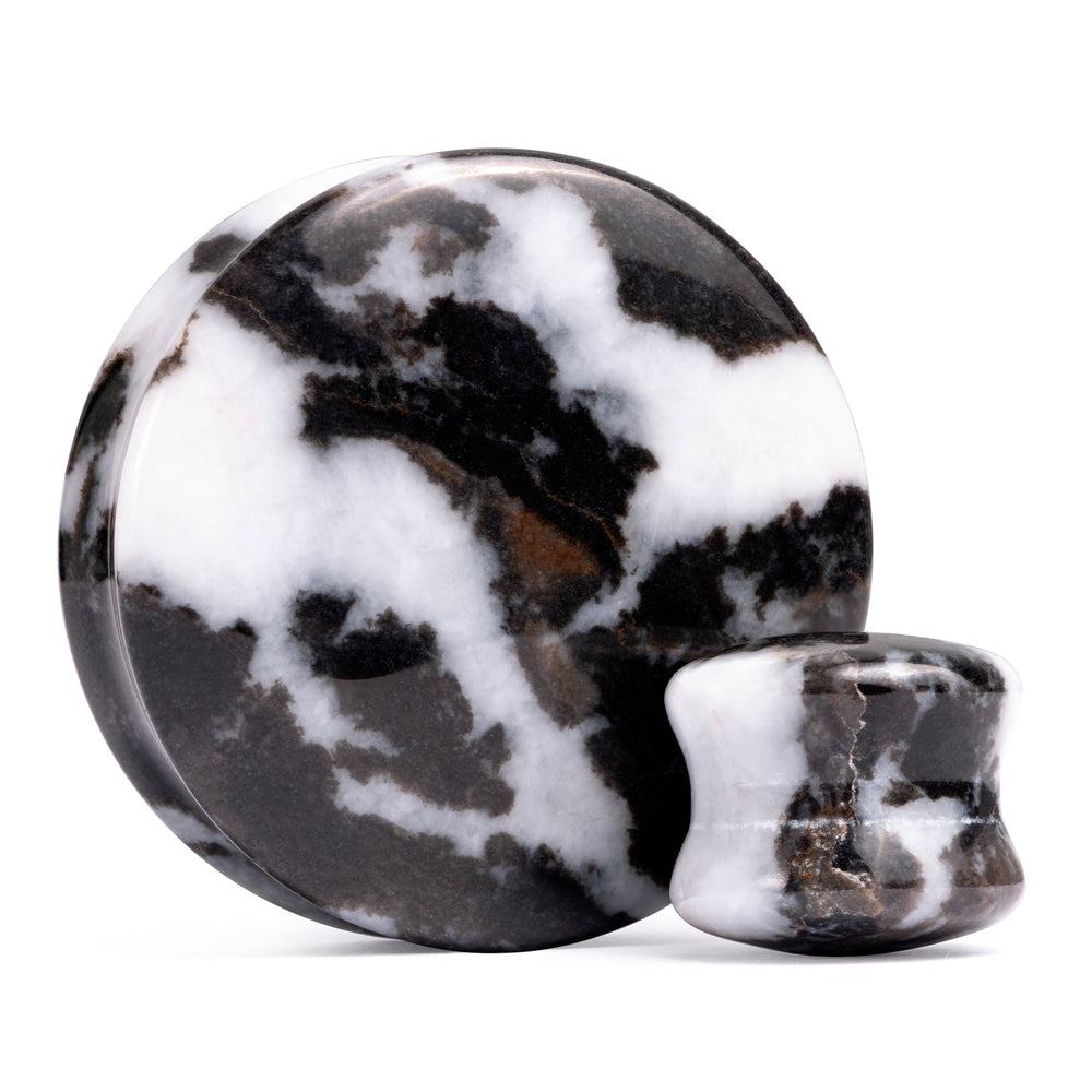 Zebra Jaspis Stein Plug / Gauge
