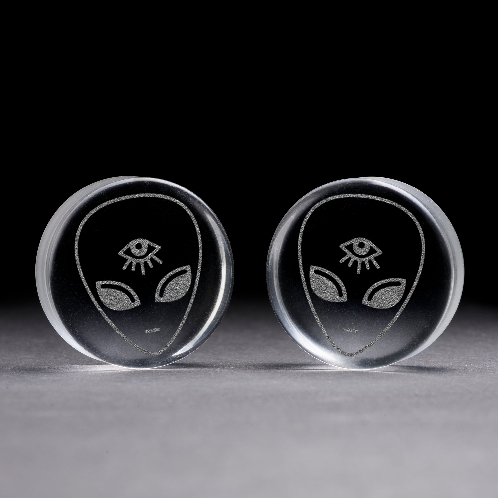 Spiked Hoop Steel Ear Weights - Pair