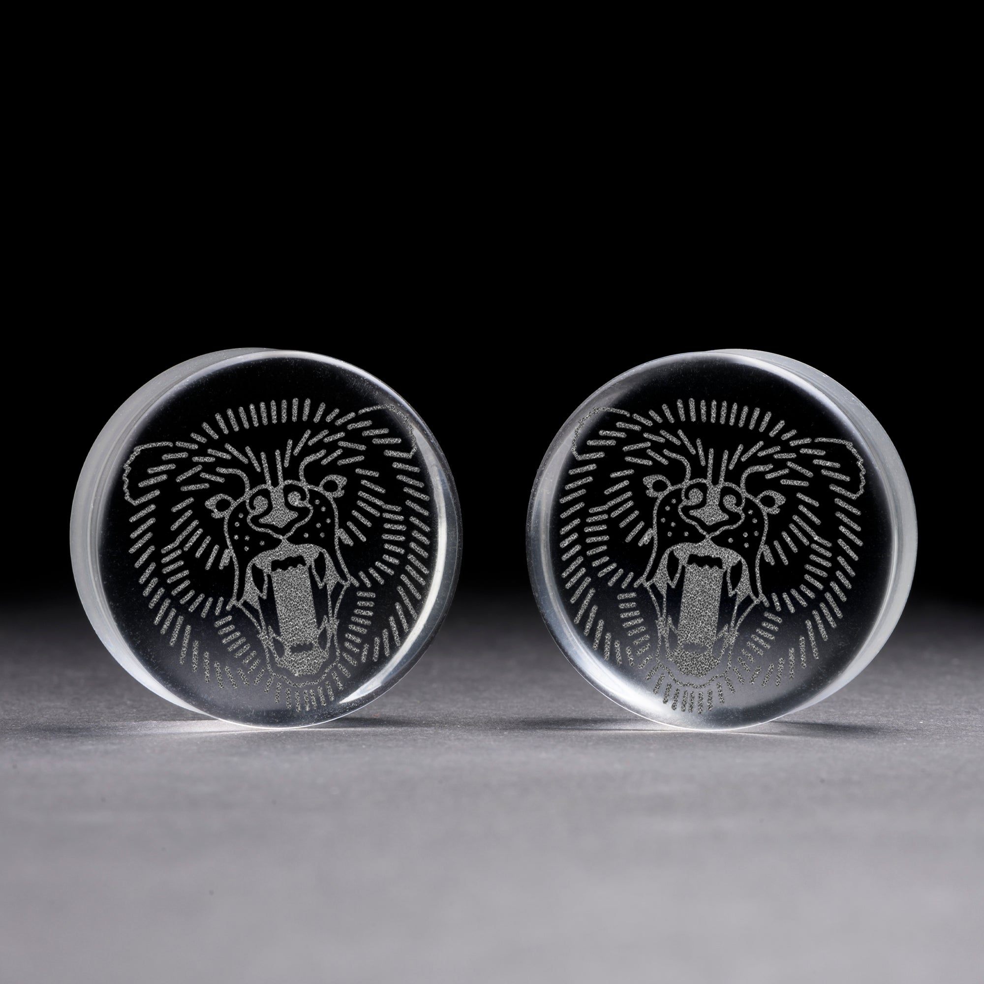 Snowflake Plug / Gauge - Saba Wood | Flat Faced Double Flare