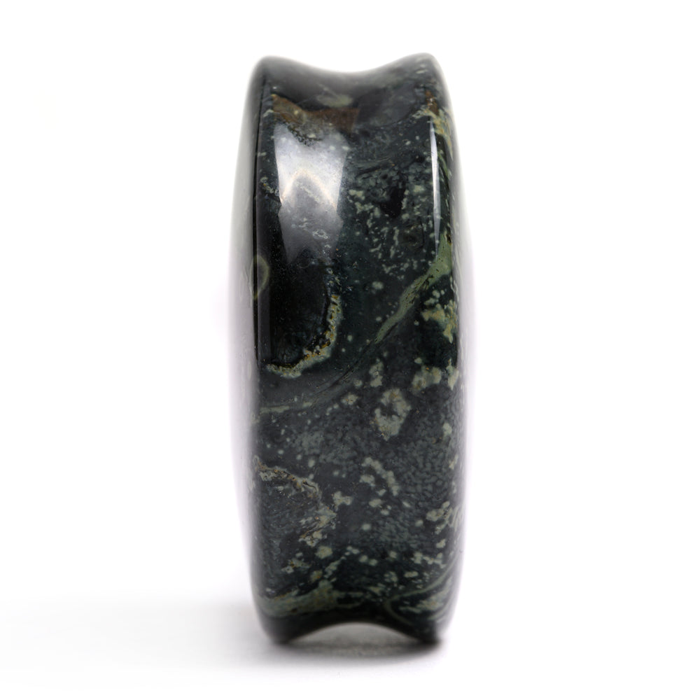 Grüner Augen-Jaspis-Stein Plug / Gauge