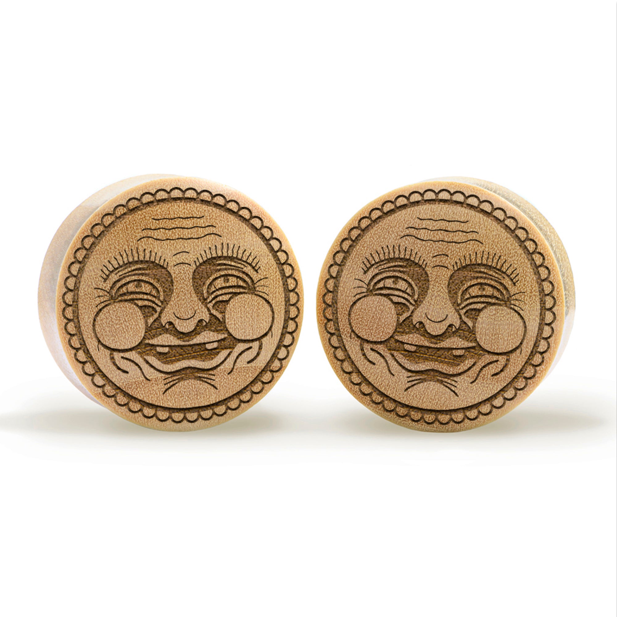 Cute Cool And Goth Acrylic Inlay And Wood Plugs & Gauges