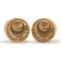 Night Walker Moon Plug / Gauge - Krokodilholz | Konvexe Doppelaufgeweitet