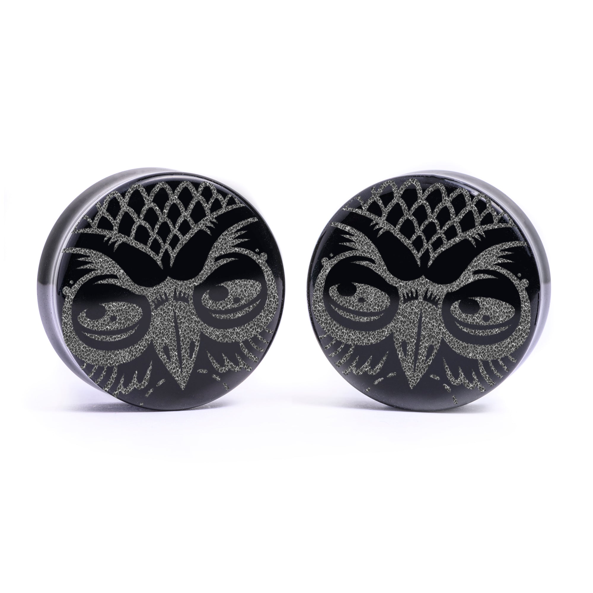 Spiked Hoop Steel Ear Weights - Pair