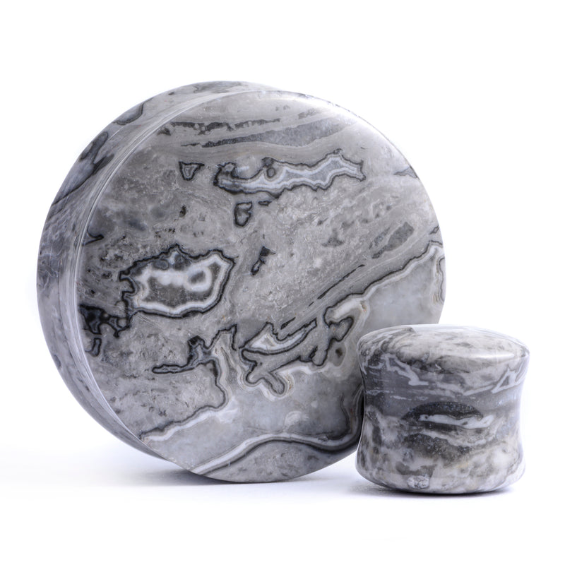 Picasso Jasper Stone Plug / Gauge
