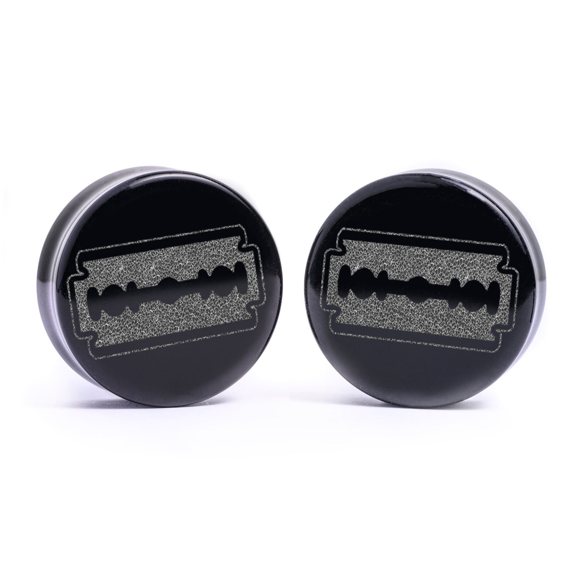 Snowflake Plug / Gauge - Saba Wood | Flat Faced Double Flare