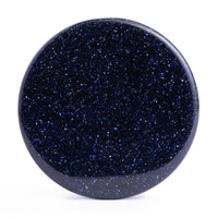 Blauer Goldfluss-Stein Plug / Messgerät