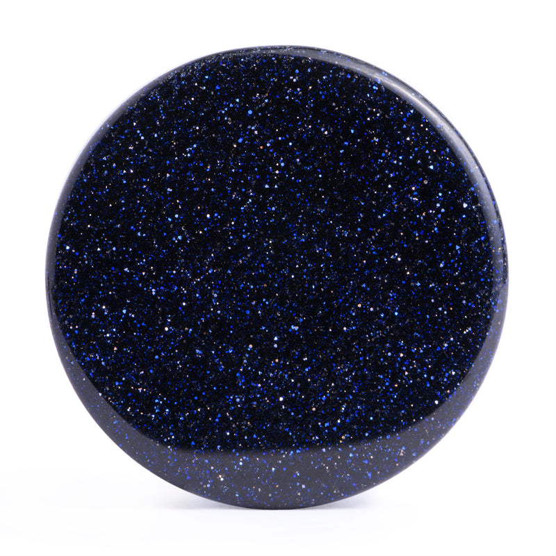 Blauer Goldfluss-Stein Plug / Messgerät