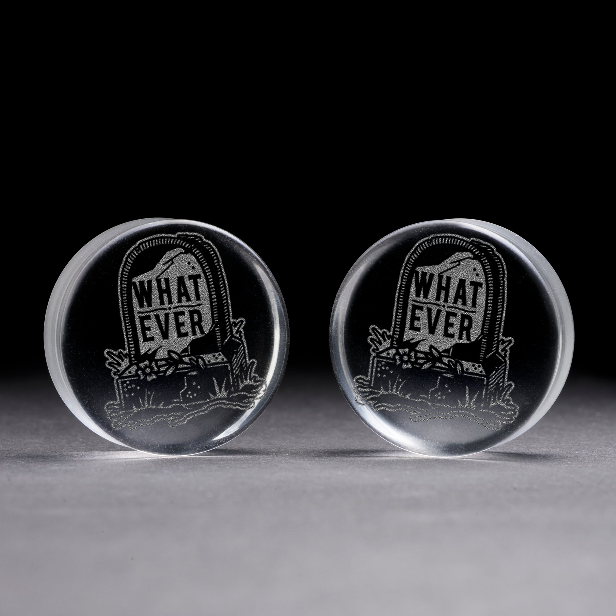Alternative Tattooed man wearing custom made Sacrificial Lamb Plug / Gauge - Saba Wood | Flat Faced Double Flare