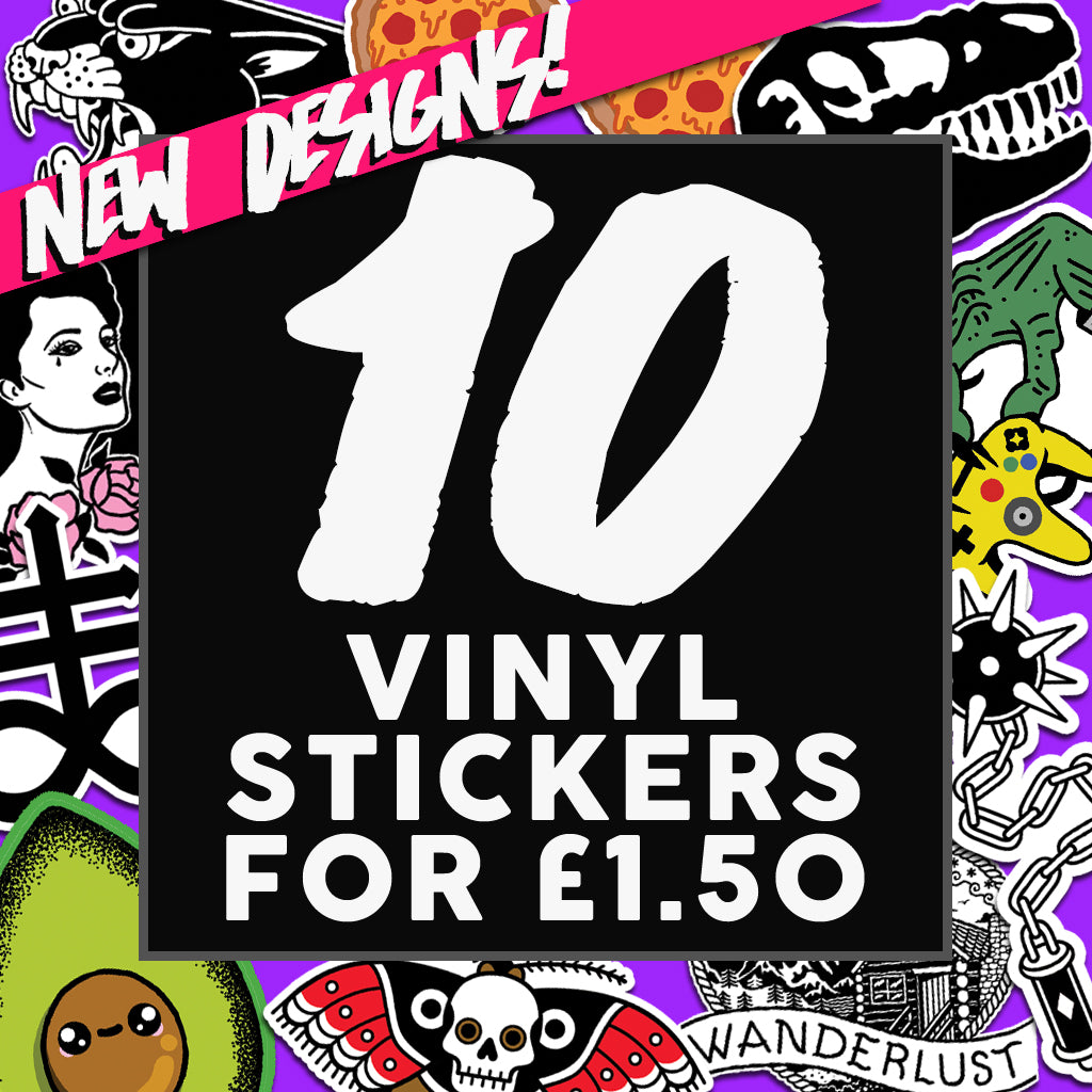 cool unique *MEGA STICKER DEAL* Includes 10 Random Vinyl Stickers