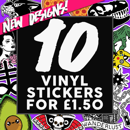 cool unique *MEGA STICKER DEAL* Includes 10 Random Vinyl Stickers