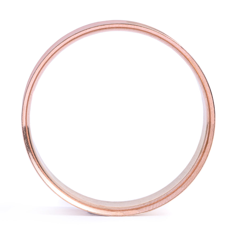 Rose Gold Double Flare Stainless Steel Tunnel