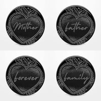 Mots d'insertion Tribute Plug / Calibre - Verre Noir | Double Flare à Face Plate