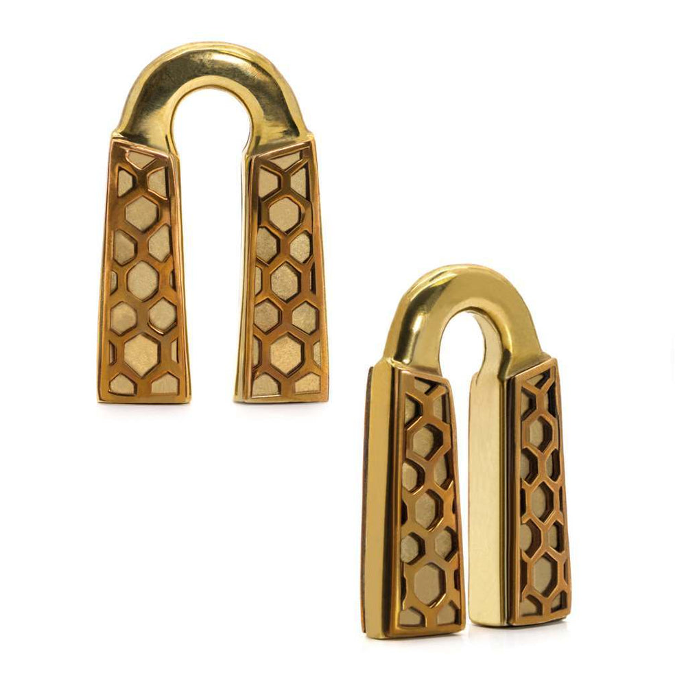 Brass ear weights on sale