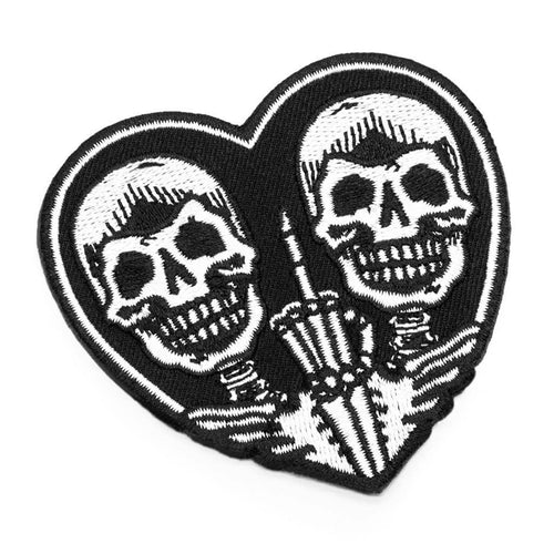 Cute Fun romantic FU2 Skull Patch
