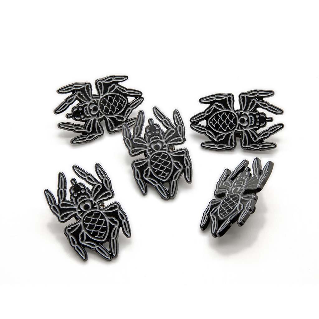 Gothic Amethyst & Silver Bird Claw Earrings (Pair)