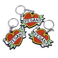 Vegan Keyring Custom Plugs