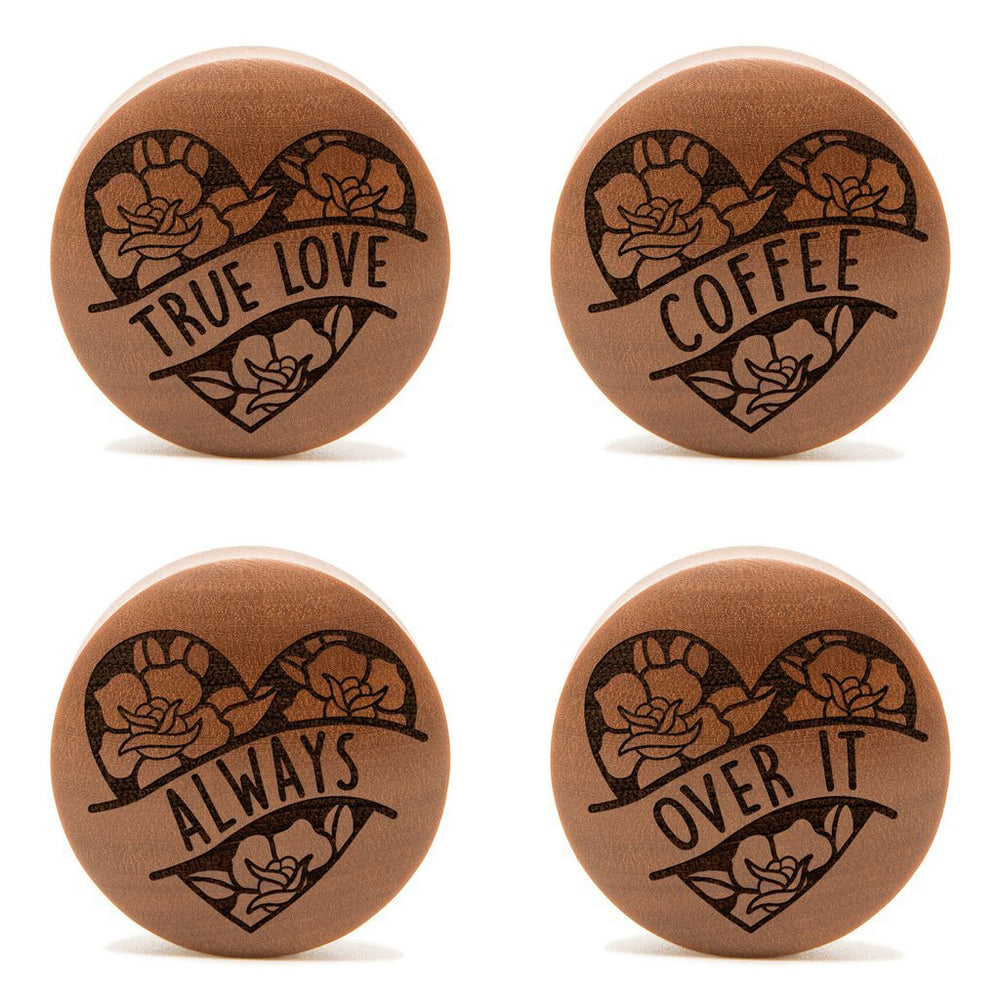 Banner Rose Insert Wörter Plug / gauge - Saba Wood | Konvexe Doppelaufgeweitet