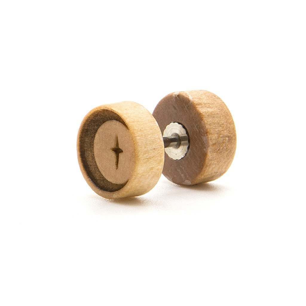Cool Red Howlite Fake Ear Gauge / Plug