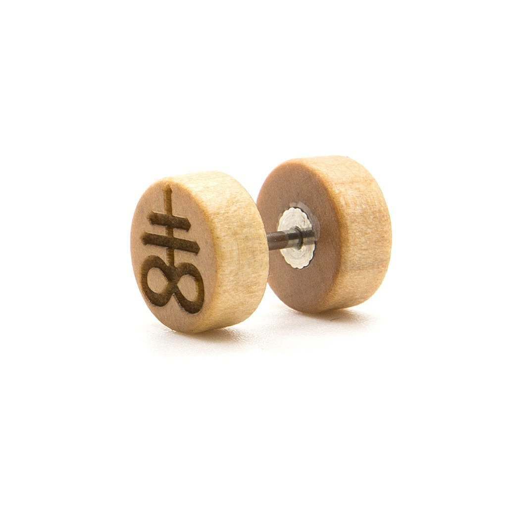 Cool Red Howlite Fake Ear Gauge / Plug