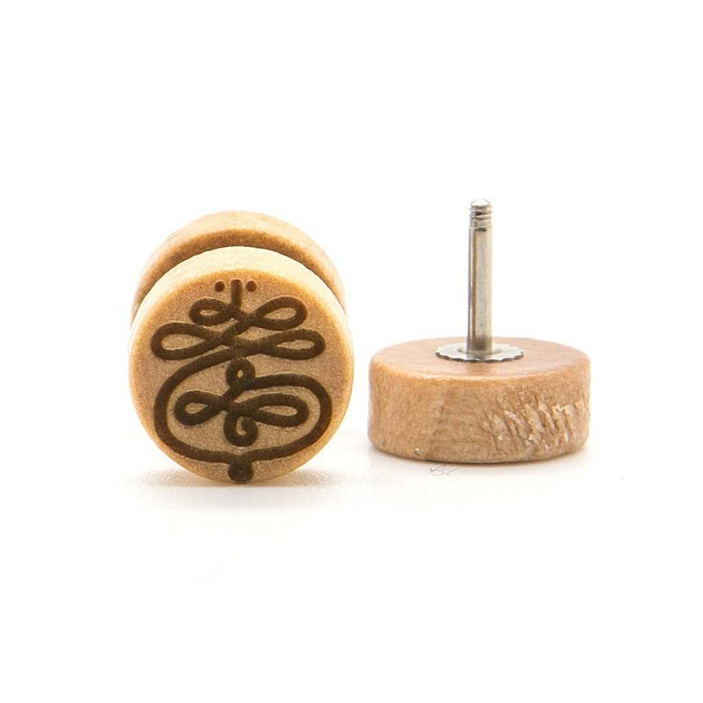 Hölzernen Unalomes Fake Plug / gauge